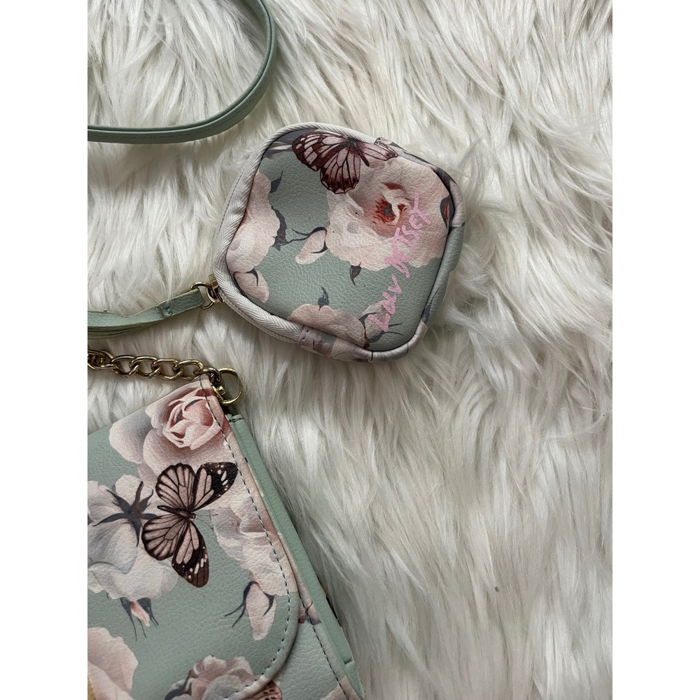 Luv Betsey by Betsey Johnson Mint Crossbody Purse w/ Coin Purse - Picture 5 of 7